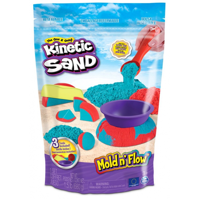 Kinetic Sand modelacijski set z orodji