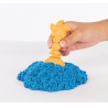 Kinetic Sand škatla z podlogo modro