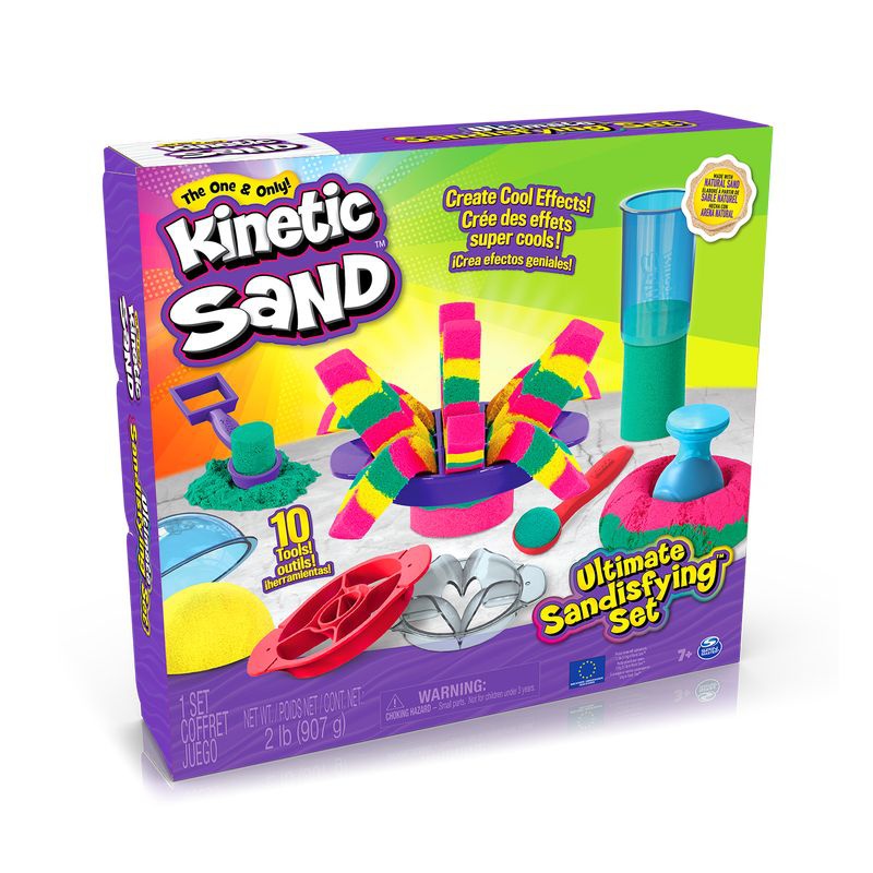 Kinetic Sand ultimativni komplet s peskom in orodji