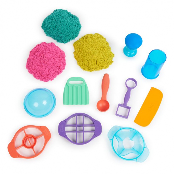Kinetic Sand ultimativni komplet s peskom in orodji