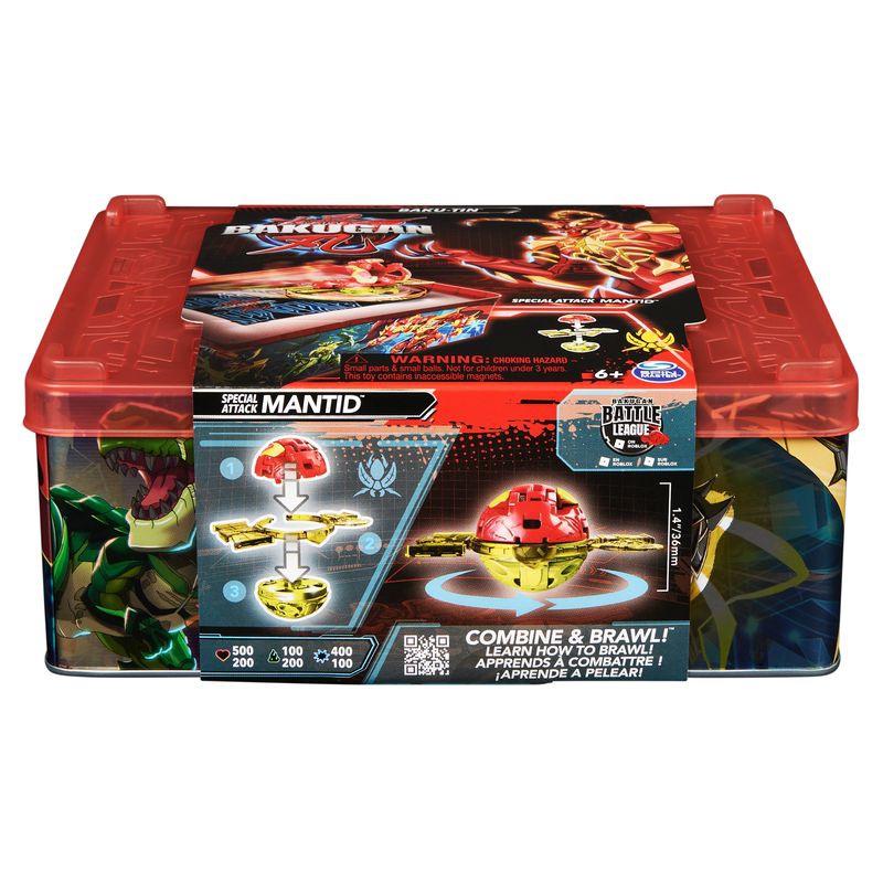 Bakugan zbirateljska pločevinasta škatla S6