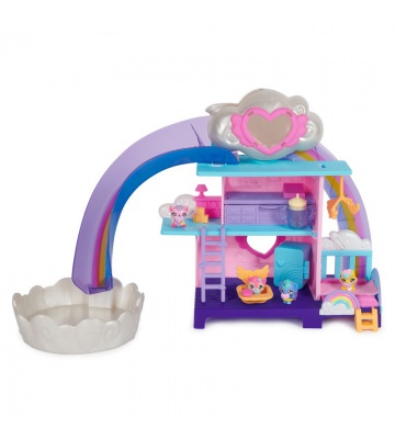 Hatchimals igralni set mavrični svet / valjenje v vodi