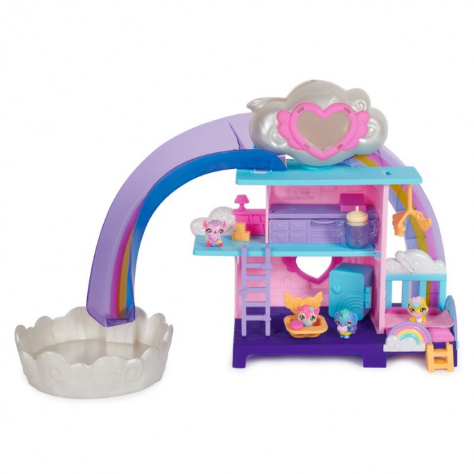 Hatchimals igralni set mavrični svet / valjenje v vodi