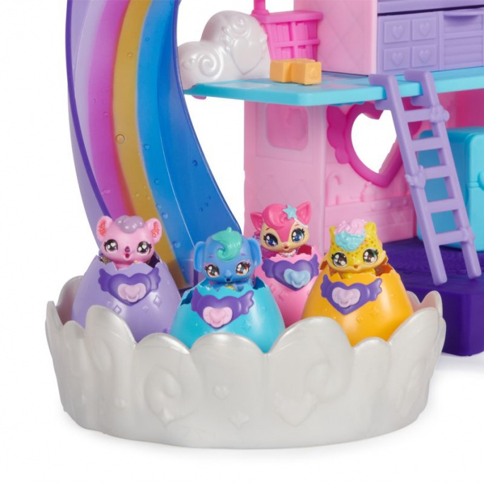 Hatchimals igralni set mavrični svet / valjenje v vodi