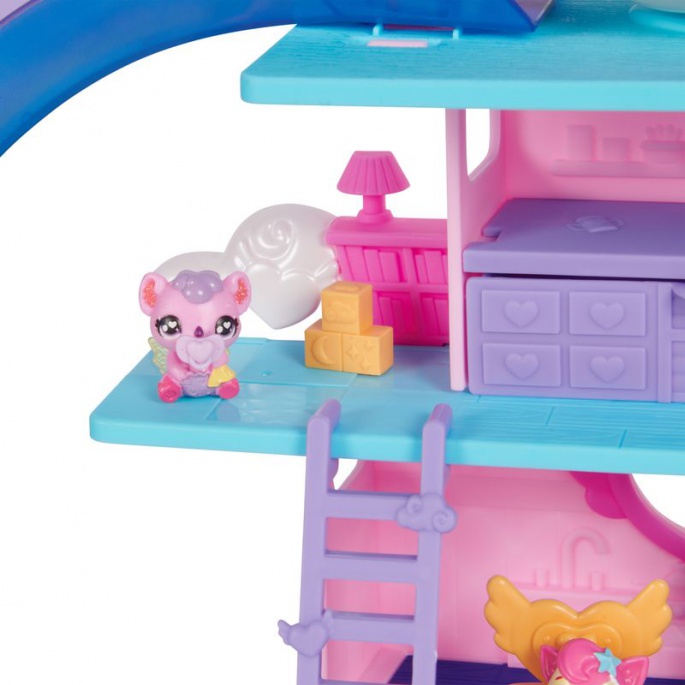 Hatchimals igralni set mavrični svet / valjenje v vodi