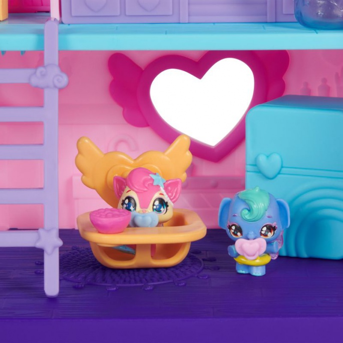 Hatchimals igralni set mavrični svet / valjenje v vodi