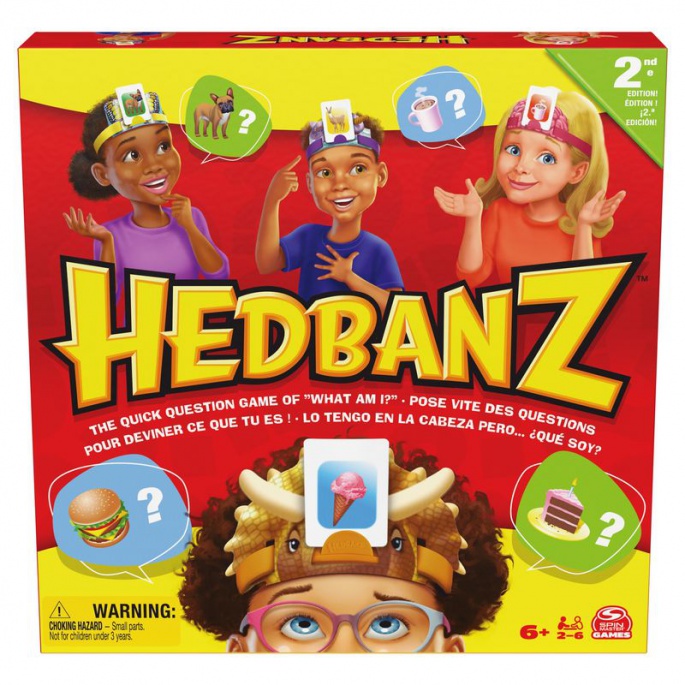 Spin Master Games družabna igra ugibanj Hedbanz - nova izdaja