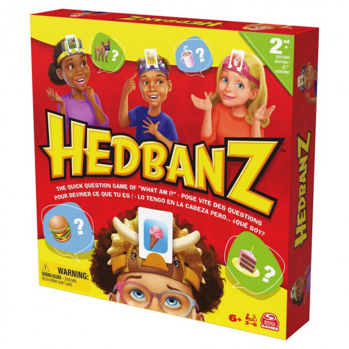 Spin Master Games družabna igra ugibanj Hedbanz - nova izdaja