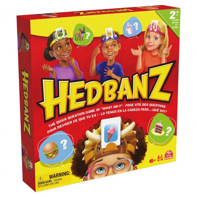 Spin Master Games družabna igra ugibanj Hedbanz - nova izdaja
