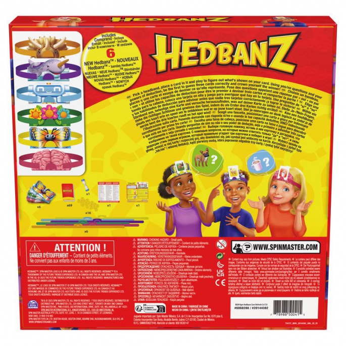 Spin Master Games družabna igra ugibanj Hedbanz - nova izdaja