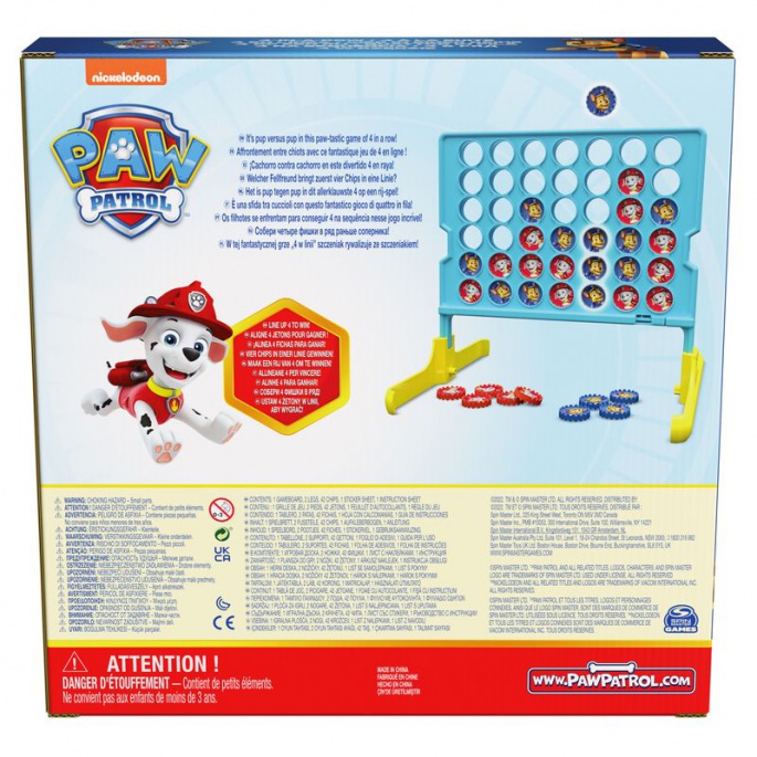 Spin Master Games Paw Patrol Štirje v vrsti