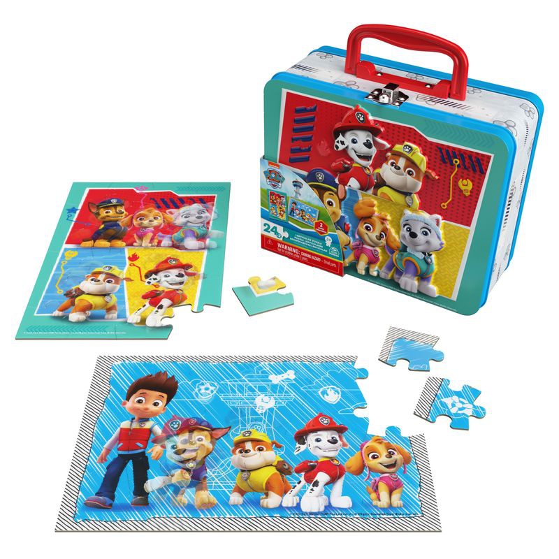 Spin Master Games Paw Patrol puzzle v kovinski škatli