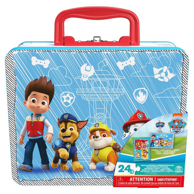 Spin Master Games Paw Patrol puzzle v kovinski škatli