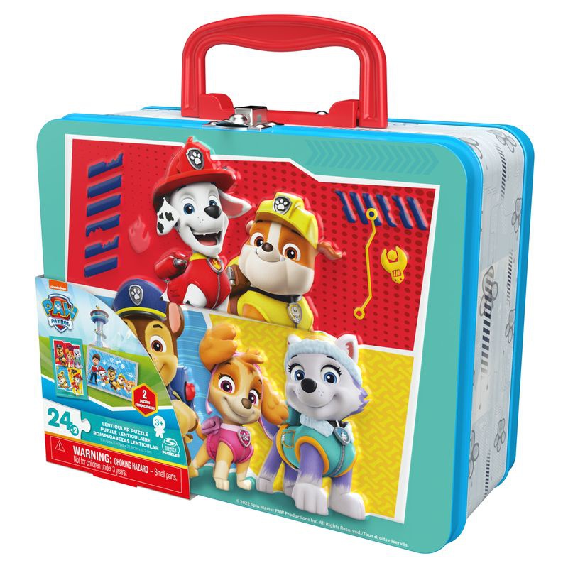 Spin Master Games Paw Patrol puzzle v kovinski škatli