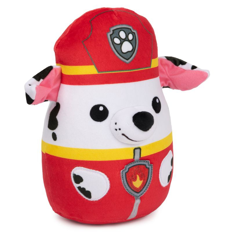 Paw Patrol trendovska plišasta igrača/vzglavnik Marshall 30 cm