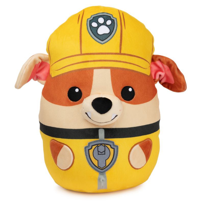Paw Patrol trendy plišasta igračka/zaščitna blazina Rubble 30 cm