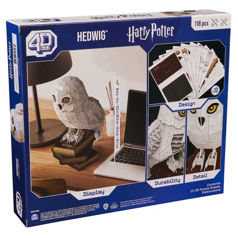 Sestavljanka Harry Potter Hedwig na stojalu 3D