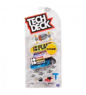 Tech Deck fingerboard štiripakiranje Planb