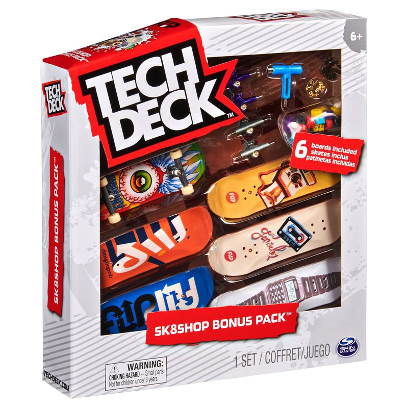 Tech Deck skateshop 6 kosov z dodatki Flip