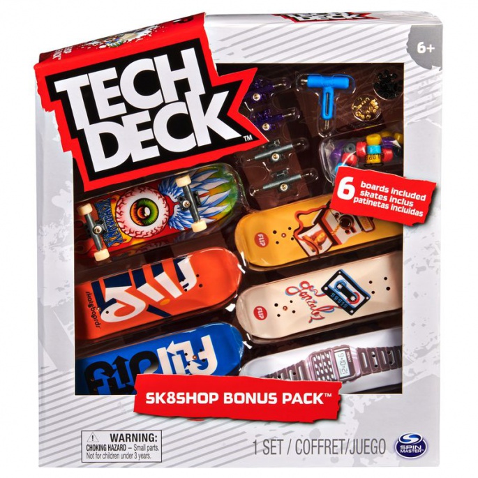 Tech Deck skateshop 6 kosov z dodatki Flip