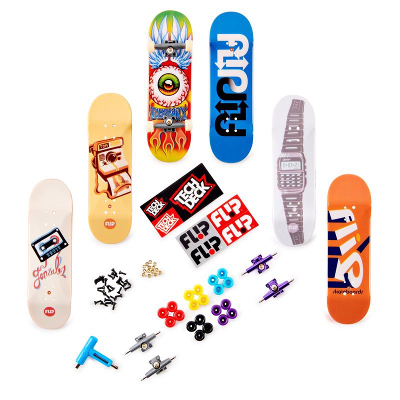 Tech Deck skateshop 6 kosov z dodatki Flip