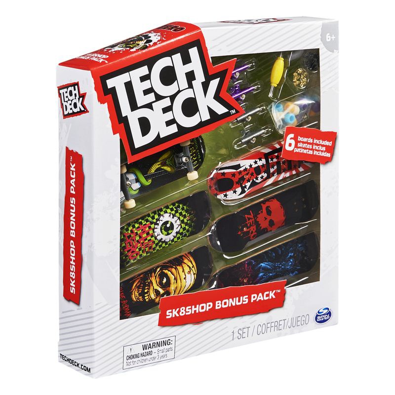 Tech Deck skateshop 6 kosov z dodatki Zero Zero