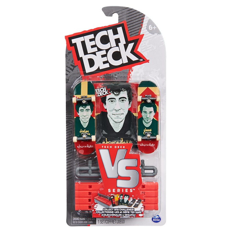 Tech Deck fingerboard dvojni paket s prepreko VS Series Chocolate