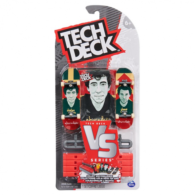 Tech Deck fingerboard dvojni paket s prepreko VS Series Chocolate