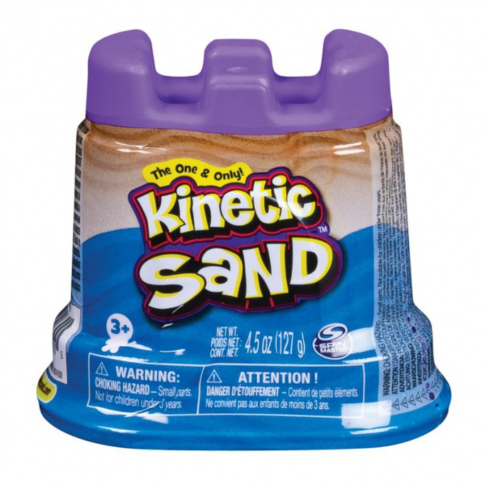 Kinetic Sand lonček modrega tekočega peska