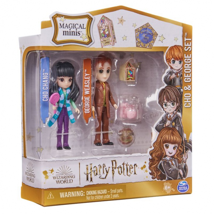 Komplet dveh figuric Harry Potter z dodatki George in Cho