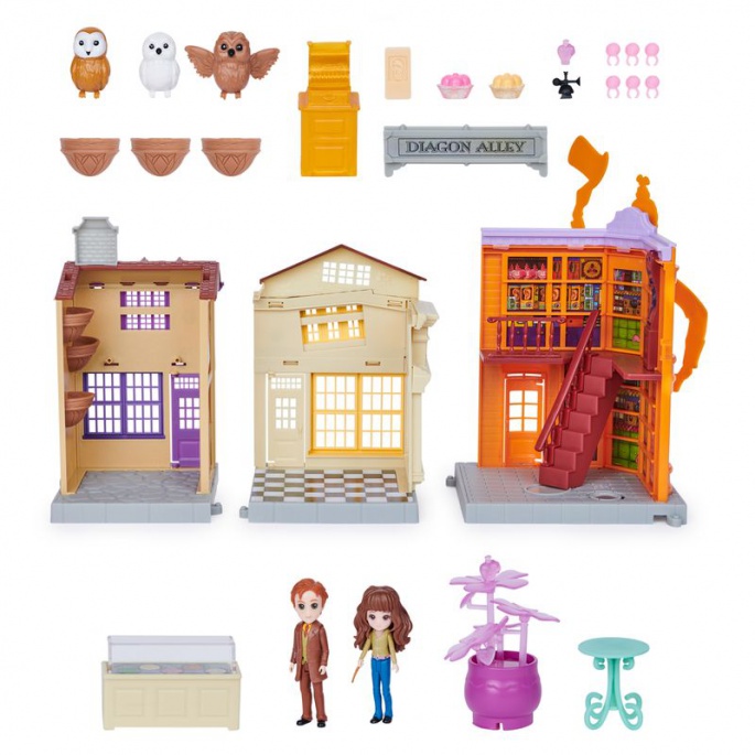 Harry Potter igrača voziček "Diagon Alley" s figuricami