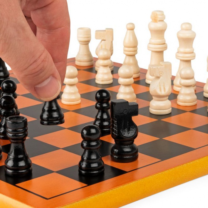Spin Master Games klasične lesene šahovnice