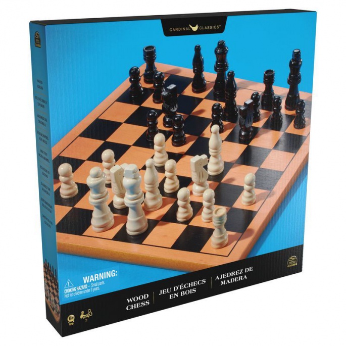 Spin Master Games klasične lesene šahovnice