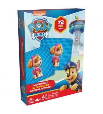 Spin Master Games Patrolne šape pexeso 72 kart
