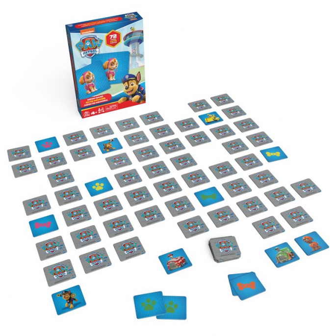 Spin Master Games Patrolne šape pexeso 72 kart