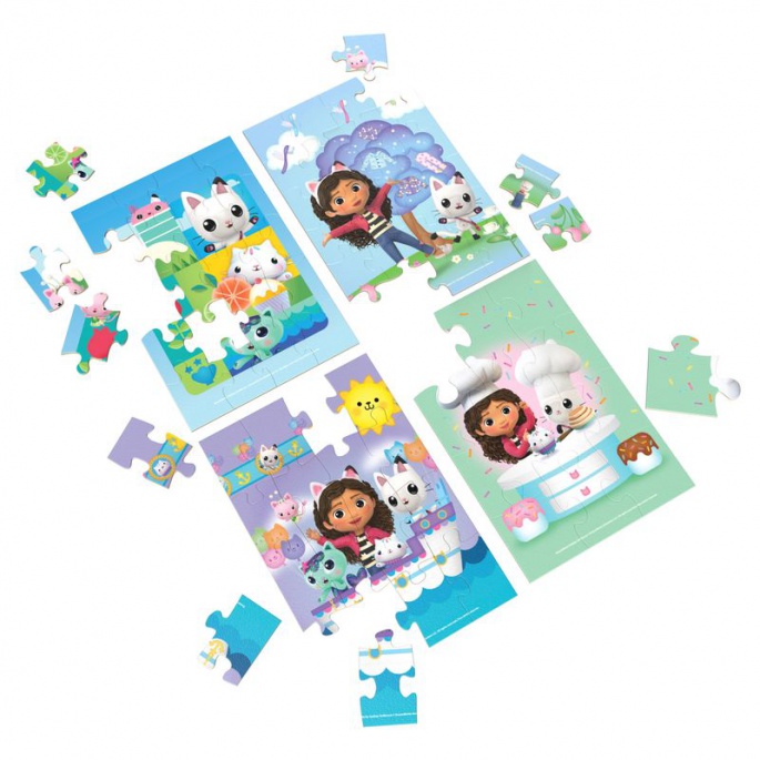 Spin Master Games Gabby's Dollhouse lesene sestavljanke 4 slike