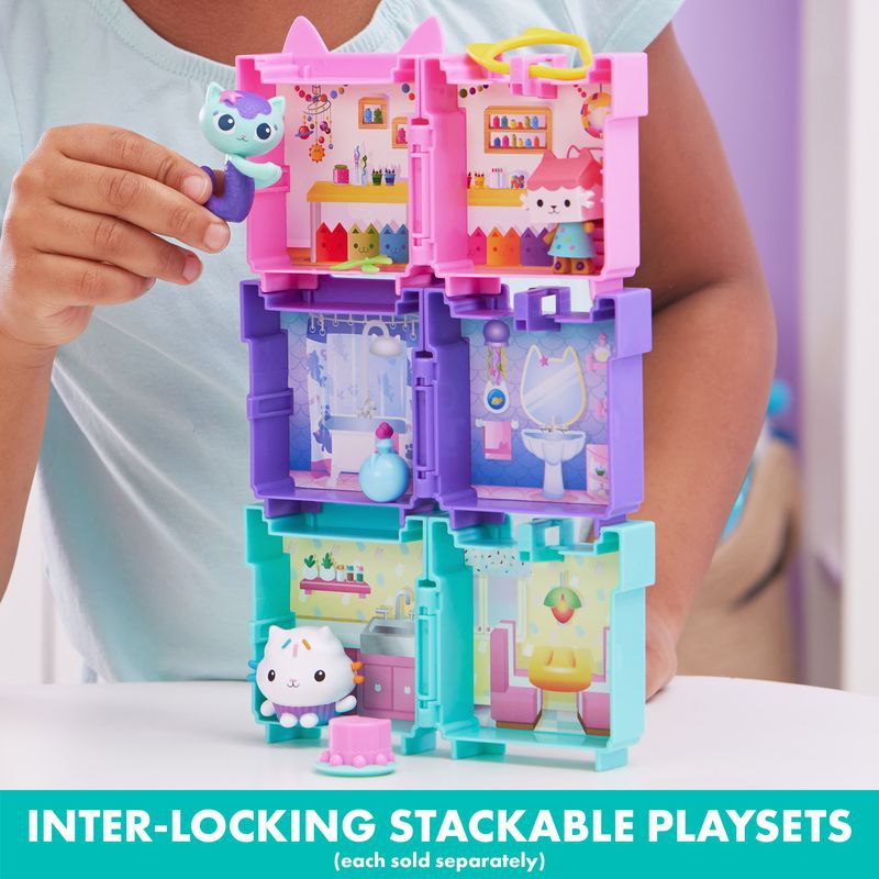 Gabinin čarobni hišici, obesek z raztegljivim kompletom Baby box