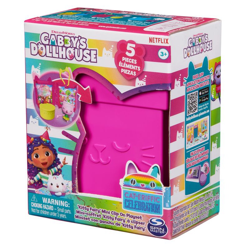 Gábinin čarobni hiški obesek raztegljiv komplet Kitty Fairy