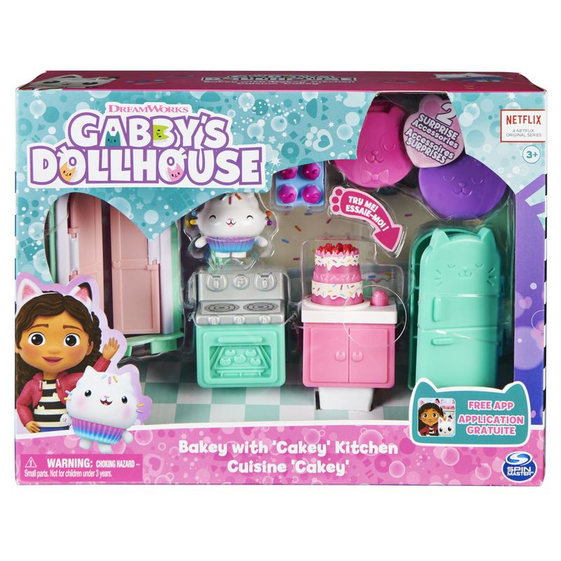 Gabby's Dollhouse deluxe soba kuhinja Dortět