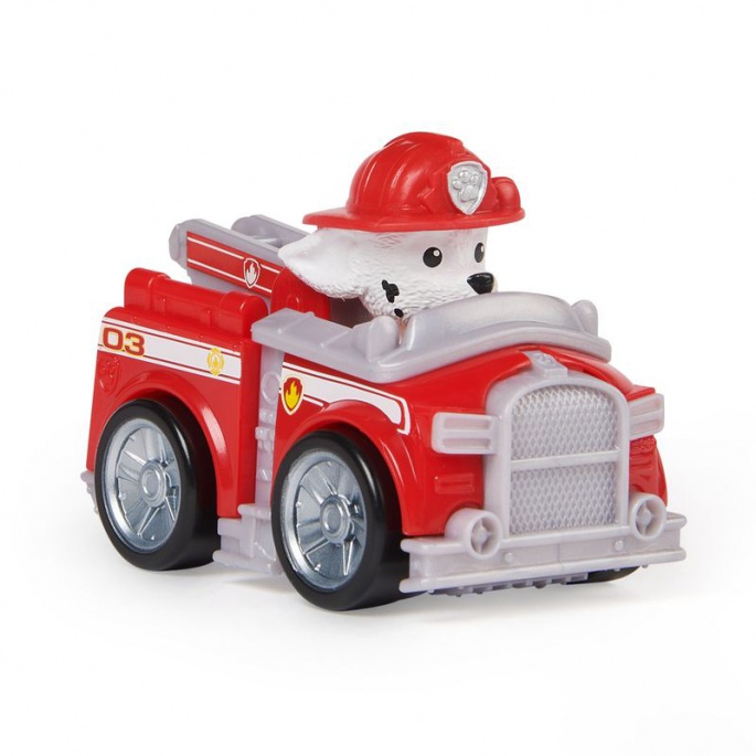 Patruljni čeveljček mini avto s figurico Marshall