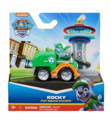 Tlapková patrulja mini avtomobilček s figurico Rocky