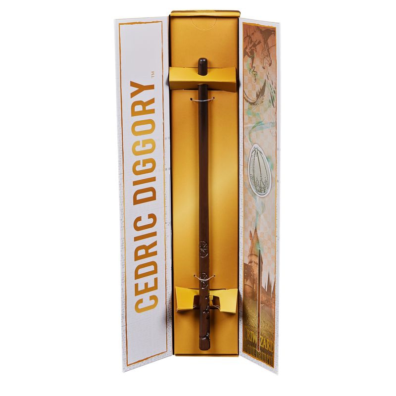 Harry Potter zbirateljska palica s podstavkom 2C Cedric Diggory