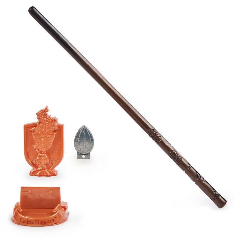 Harry Potter zbirateljska palica s podstavkom 2C Cedric Diggory