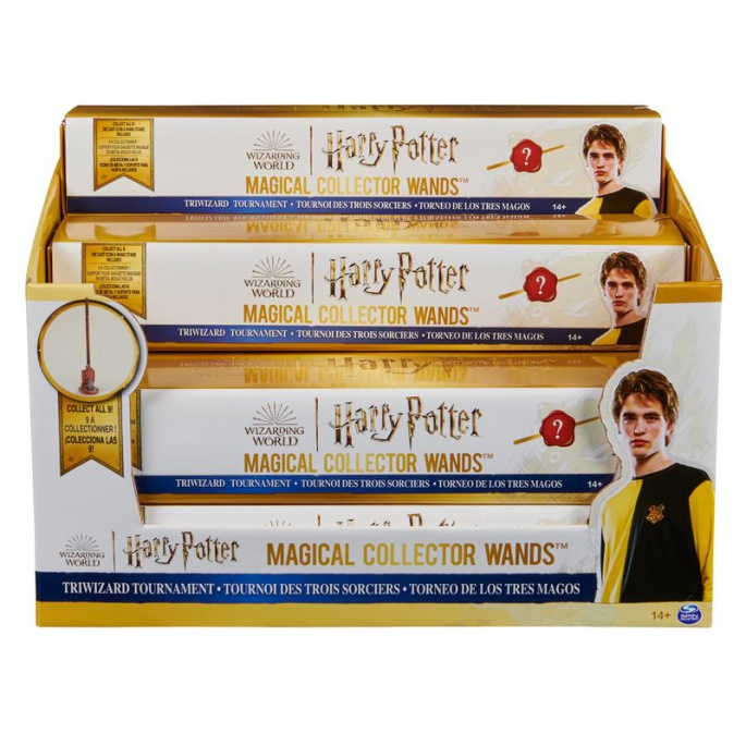 Harry Potter zbirateljska palica s podstavkom 2C Cedric Diggory