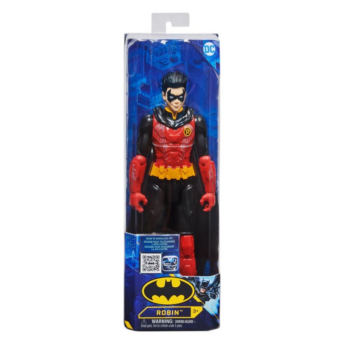 Robinova figura v rdeči barvi 30 cm