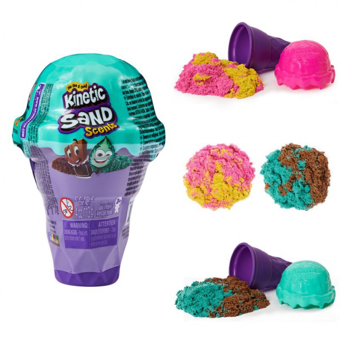 Kinetic Sand dišeči sladoledni stožec čokolada in meta