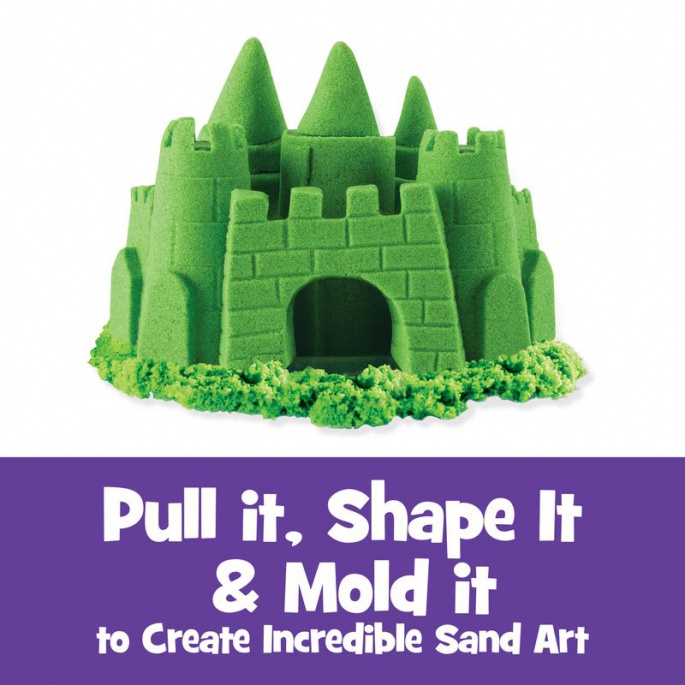 Kinetic Sand pakiranje zelenega peska 0,9 kg