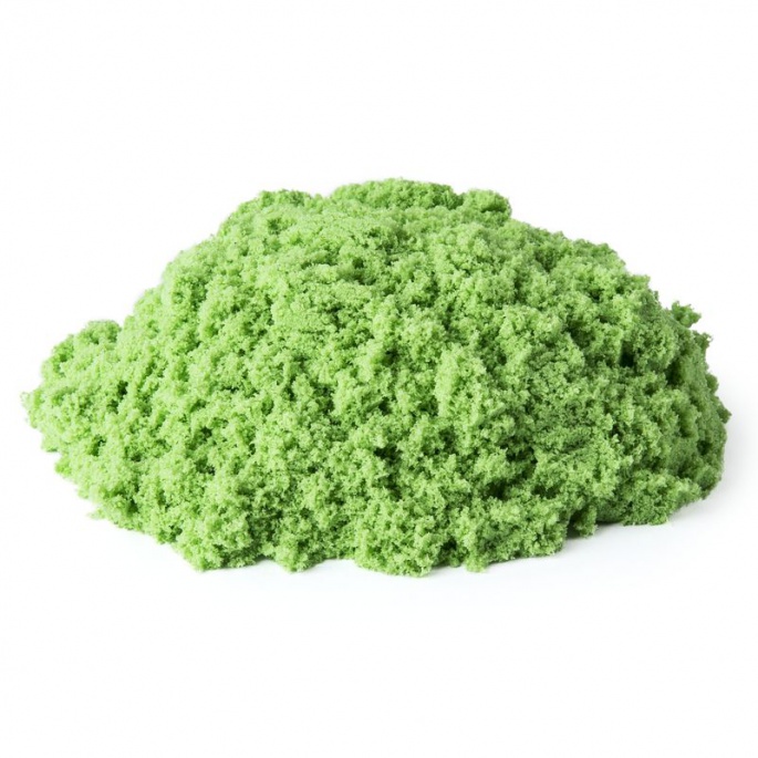 Kinetic Sand embalaža z zelenim tekočim peskom 0,9 kg