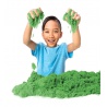 Kinetic Sand embalaža z zelenim tekočim peskom 0,9 kg