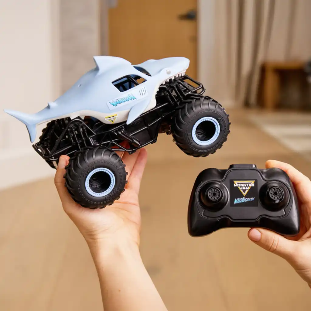 Ustvarite svojo lastno Monster Jam rally polno trikov.